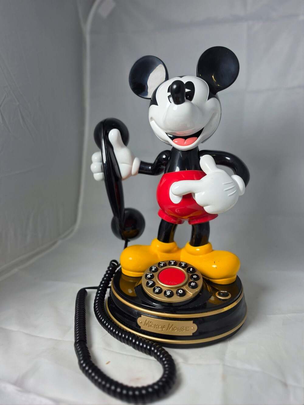 1997 TeleMania Disney Mickey Mouse Animated Talking Telephone
